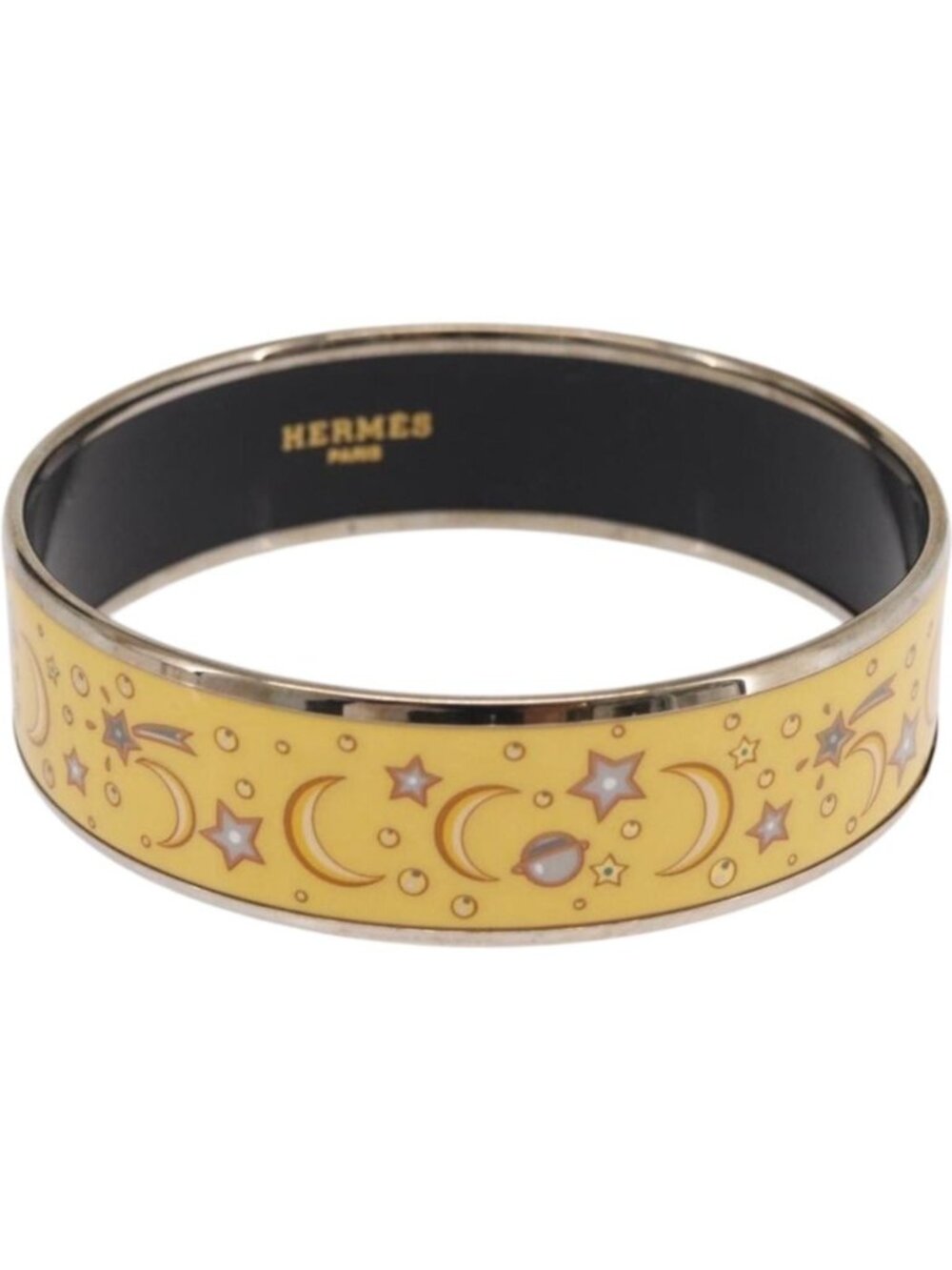 HERMES Bangle Emile Bracelet metal Yellow